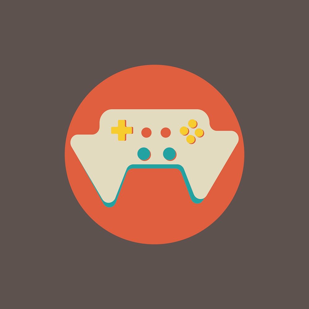 Illustration of game console vector