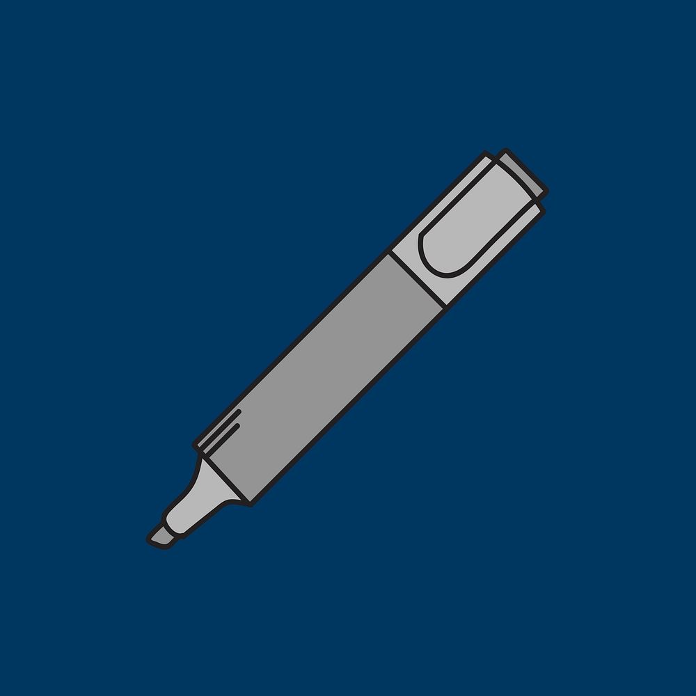 Vector of stationery doodle style