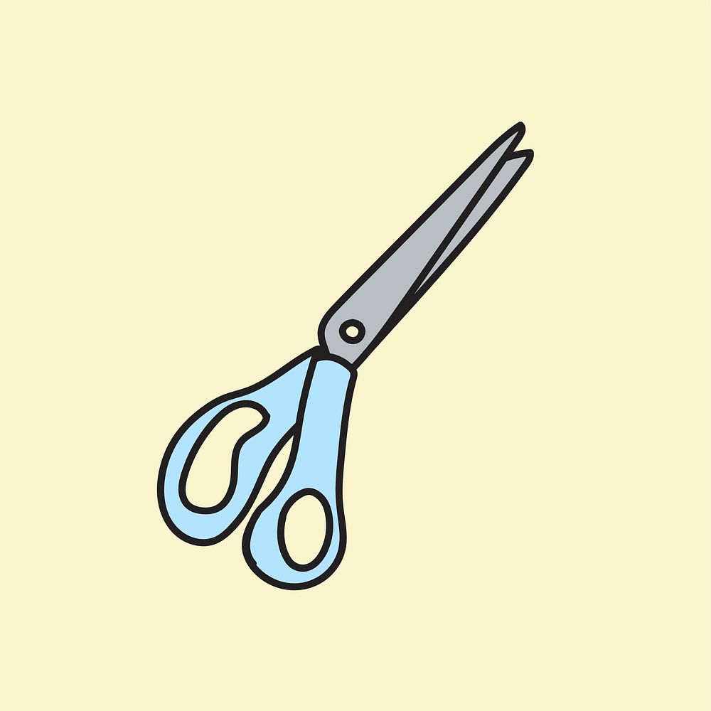 Vector of stationery doodle style