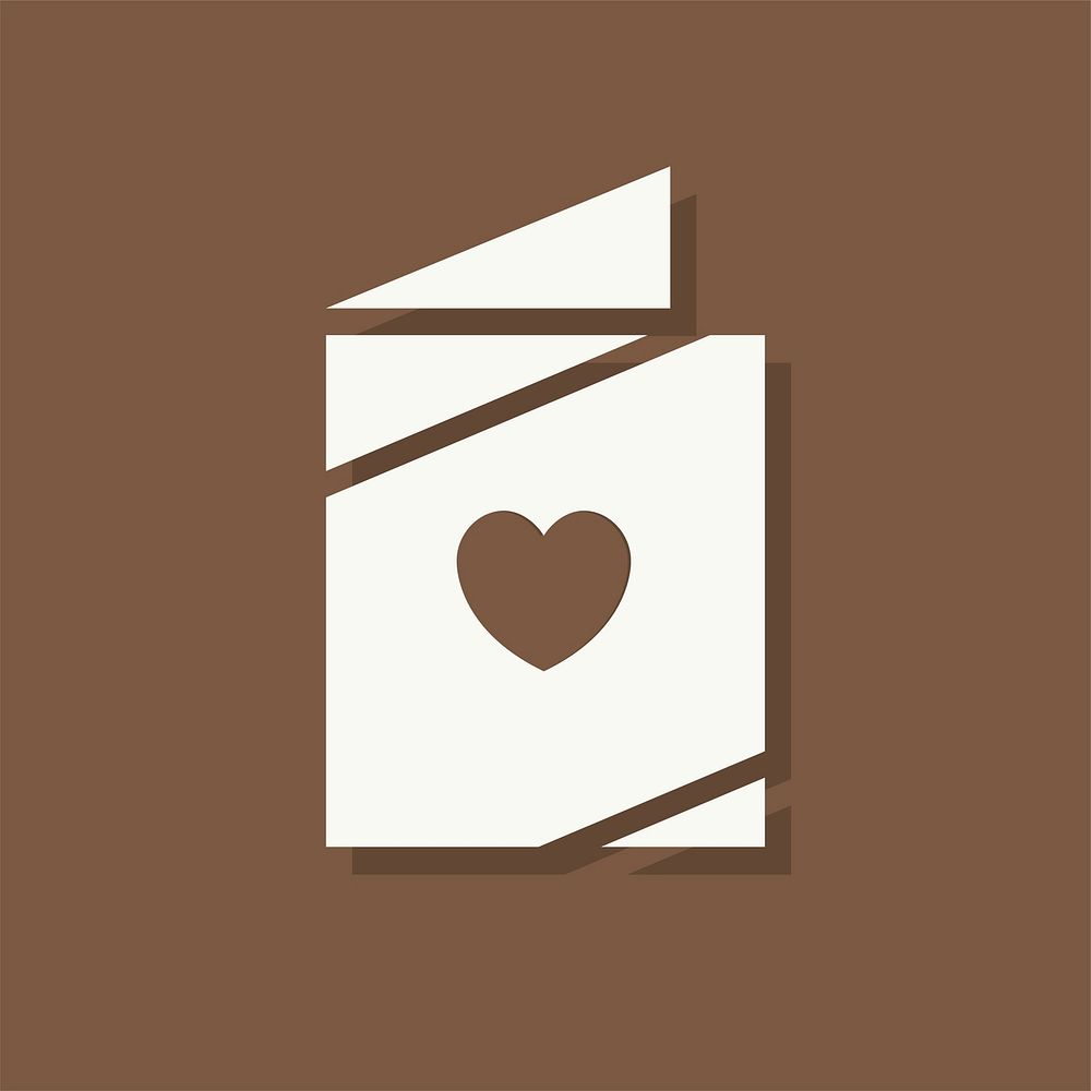 Love letter Valentines day icon