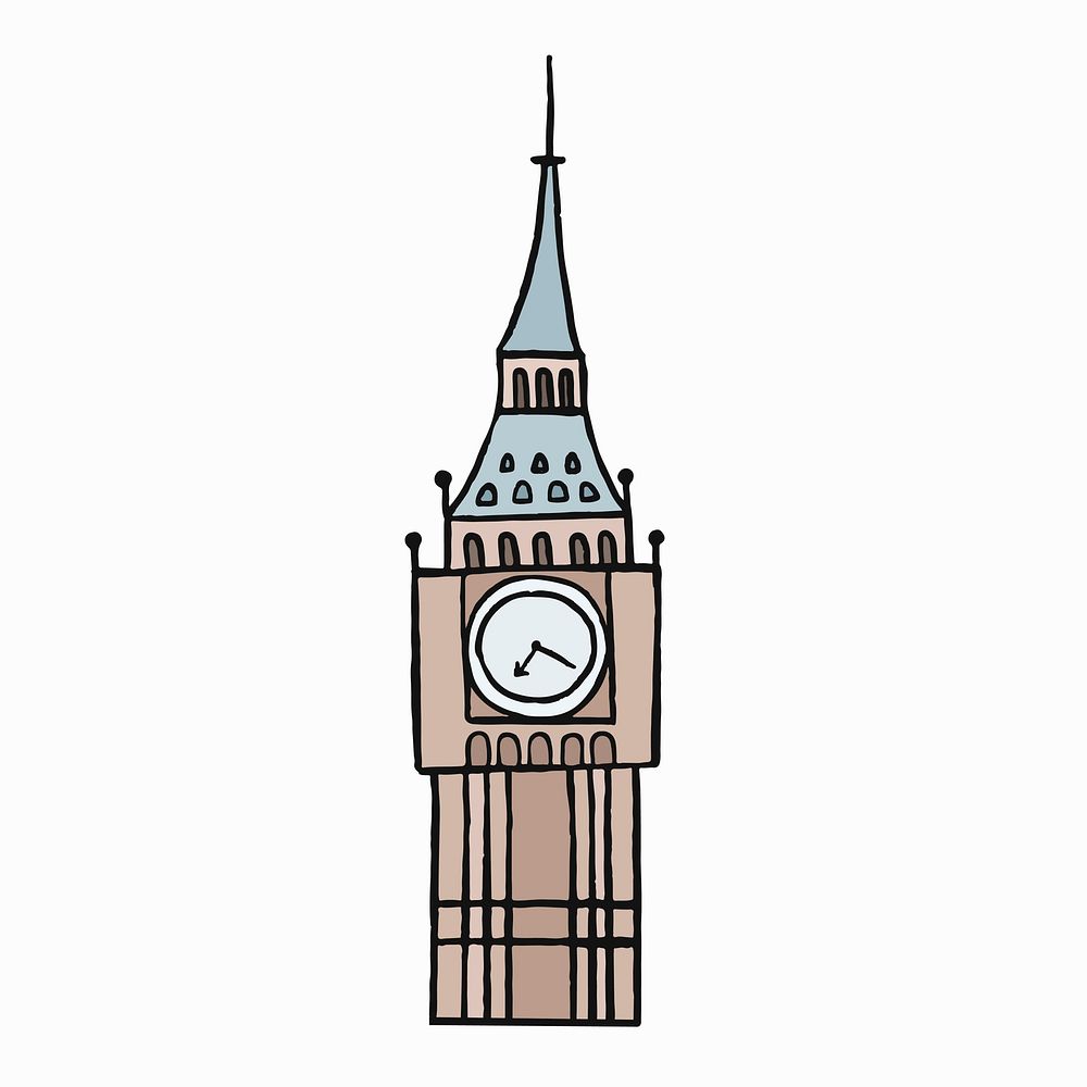 Big Ben, the Great Bell of the clock illustration