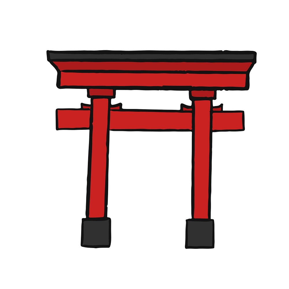 The great Torii Gate illustration