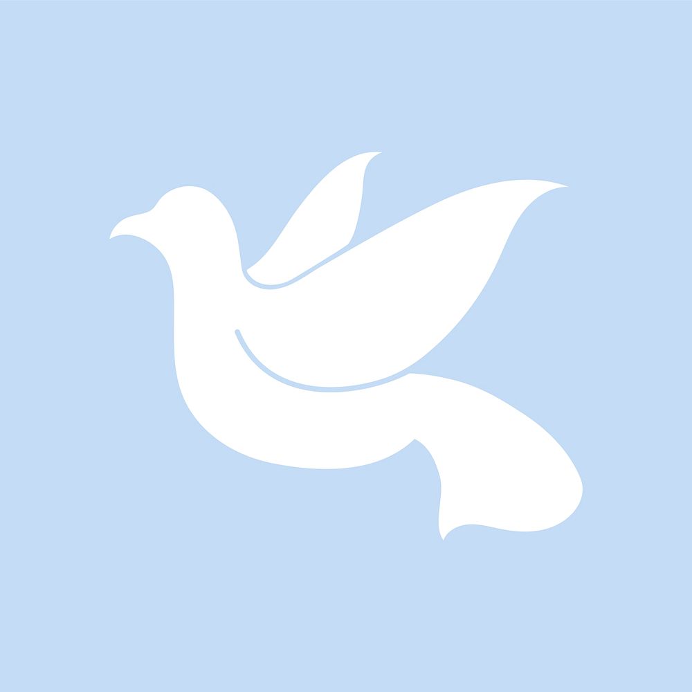 Dove symbol of peace illustration