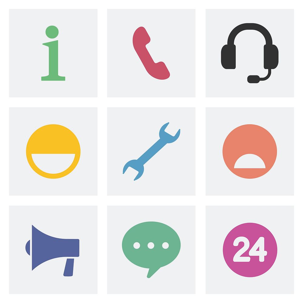Communication concept icons illustration design