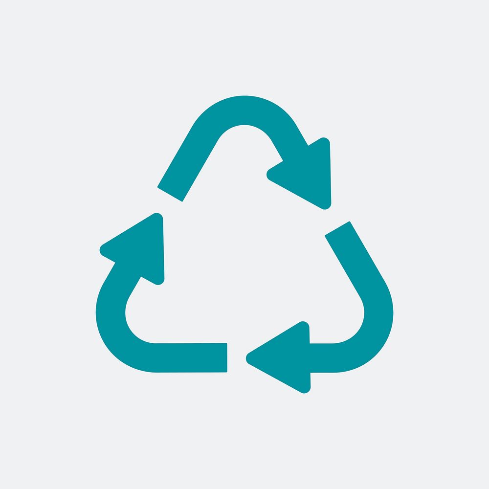 Recycle eco symbol isolated on background