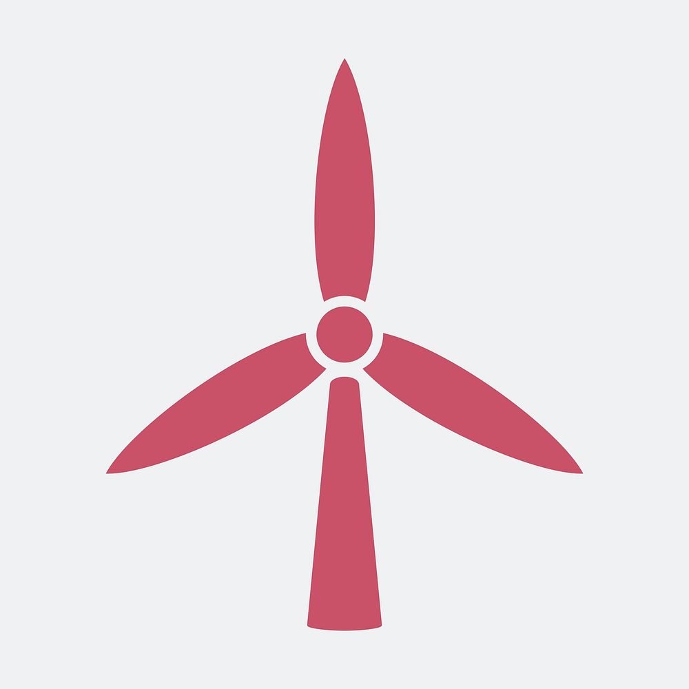 Windmill icon isolated on background