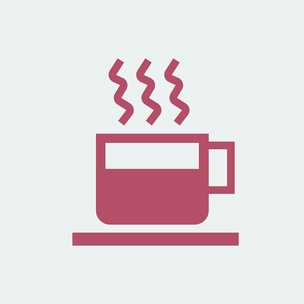 Cup of hot coffee illustration