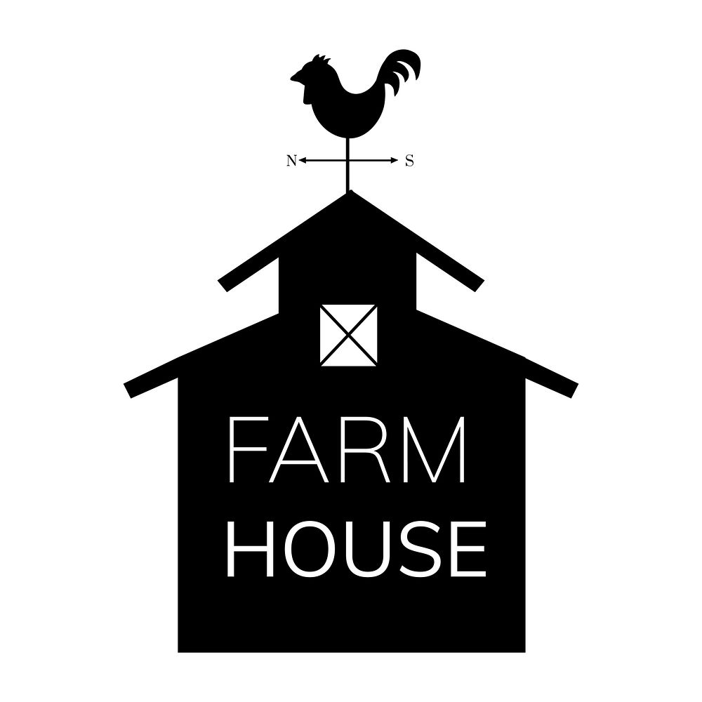 Farm house farming logo illustration