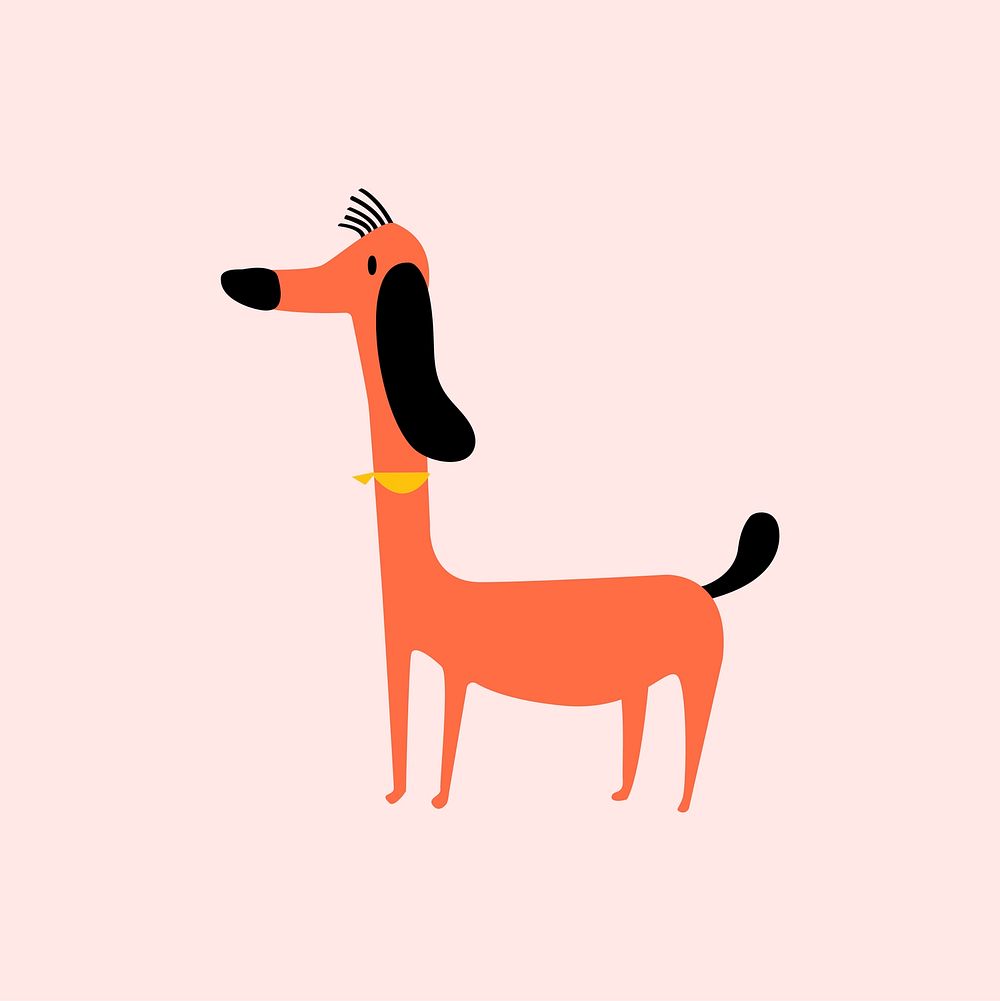 Cute illustration of a dog