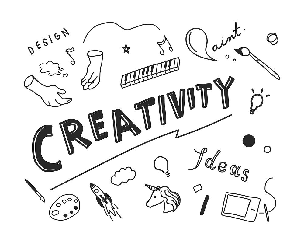 Creativity and innovation concept illustration