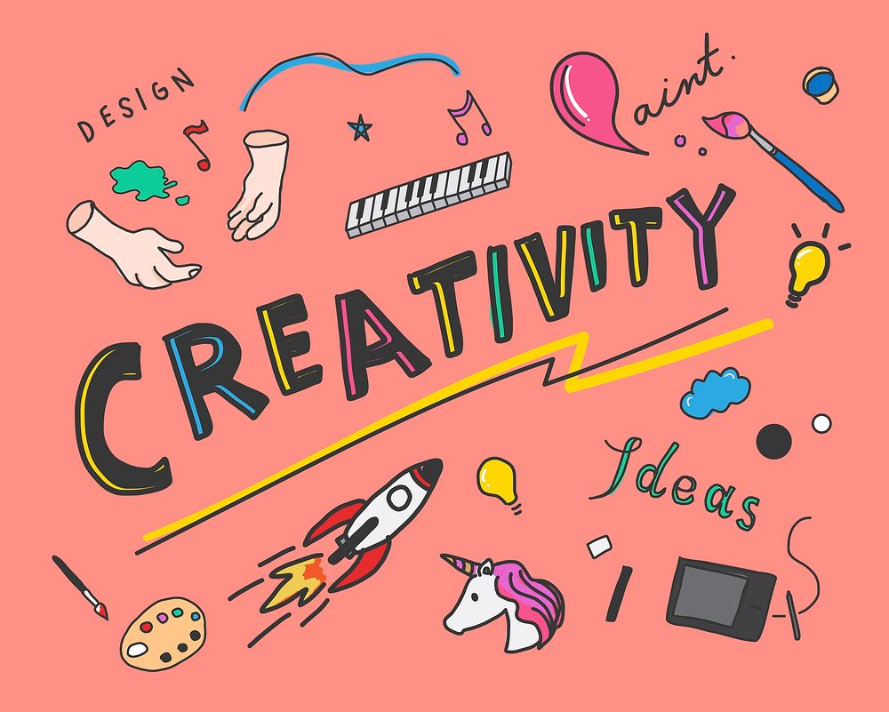 Creativity and innovation concept illustration