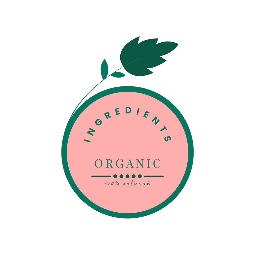 Natural and organic products icon
