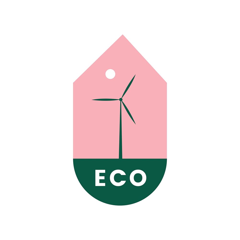 Eco friendly alternative energy icon