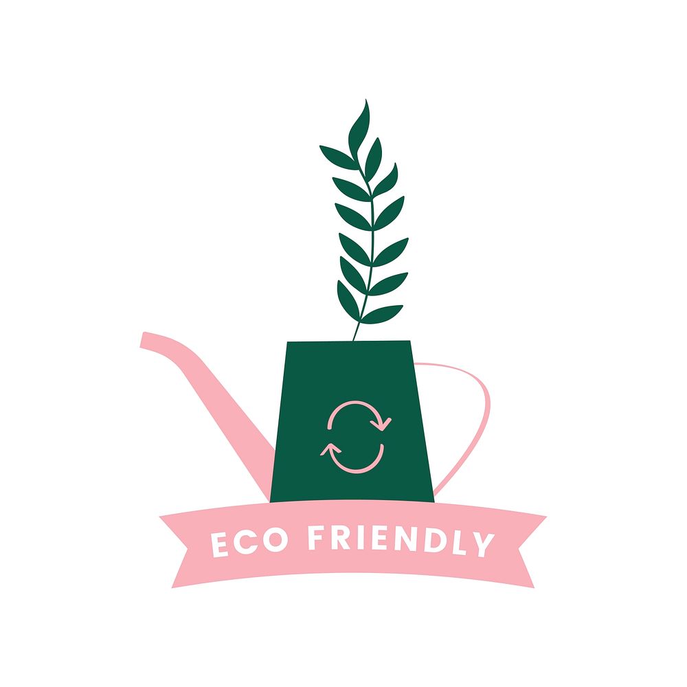 Eco friendly watering system icon