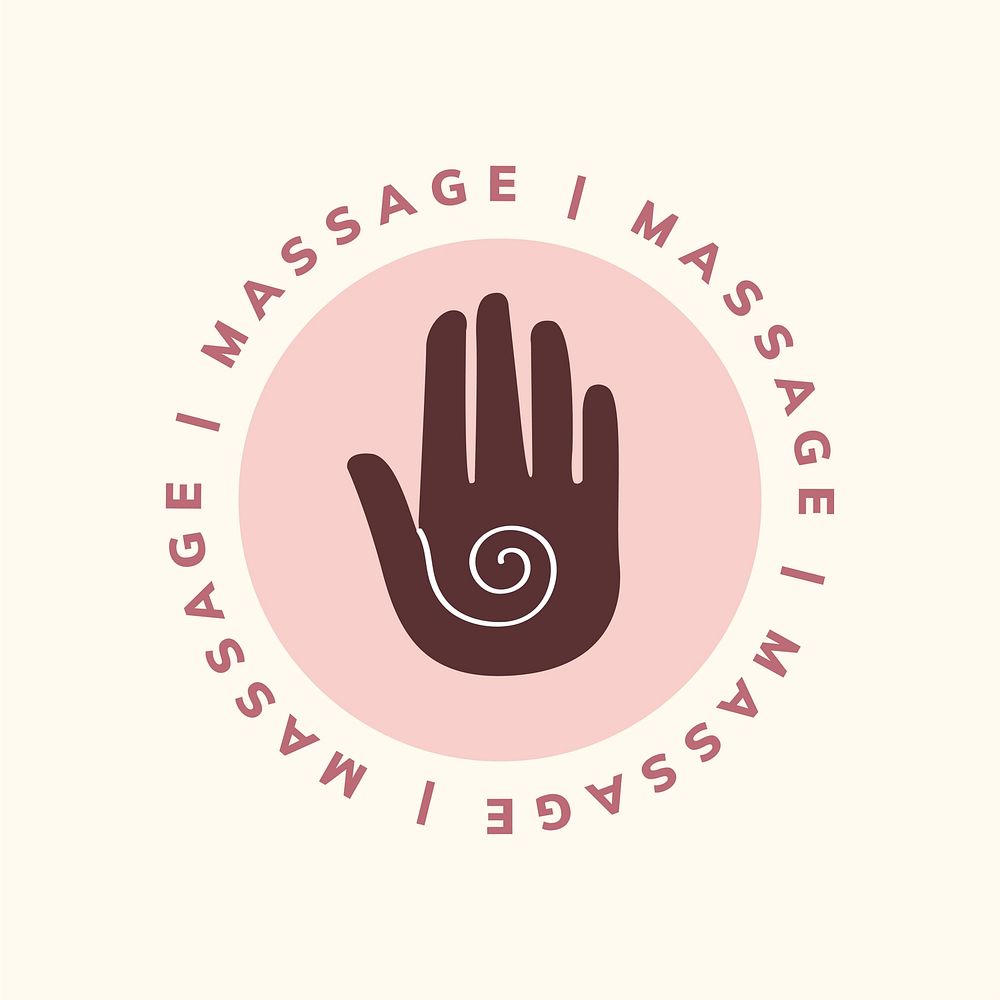 Massage and body care icon