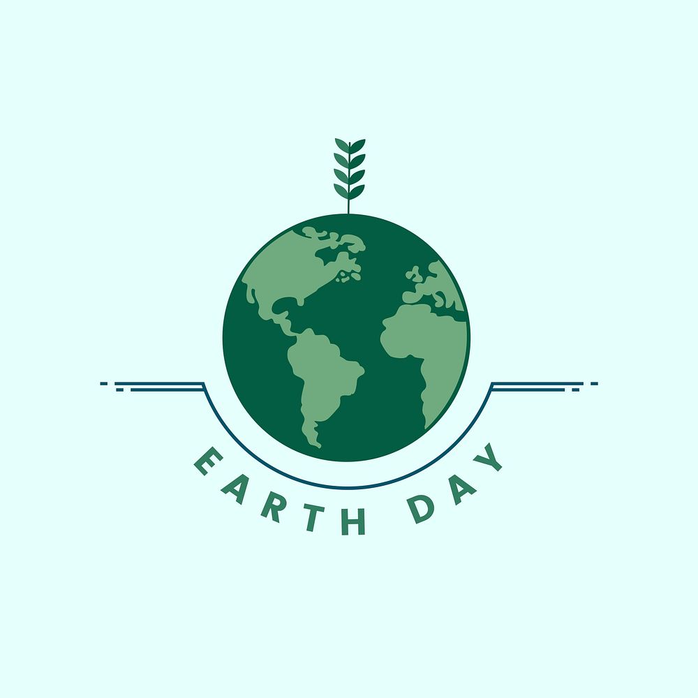 Earth day and environment icon