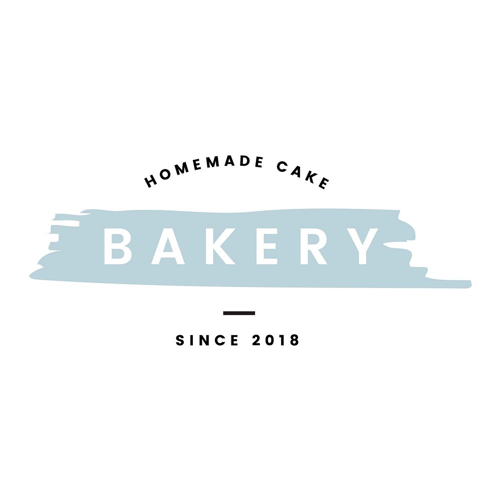 Bakery with homemade cakes logo vector