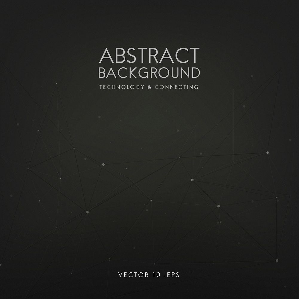 Abstract background for technology in black