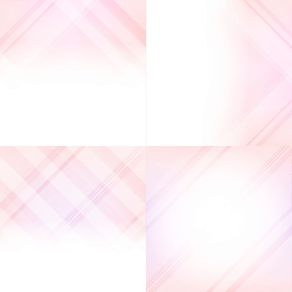 Pink and red gradient abstract background set
