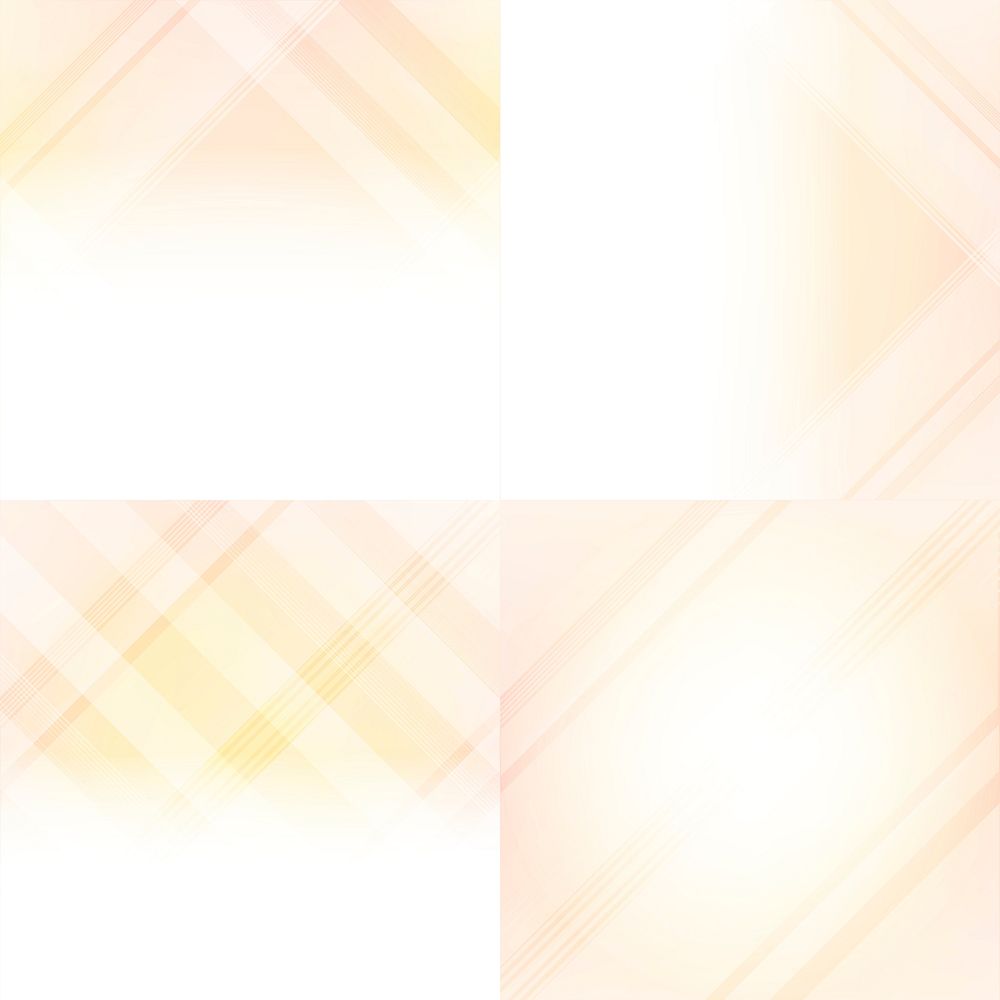 Yellow and orange gradient abstract background set