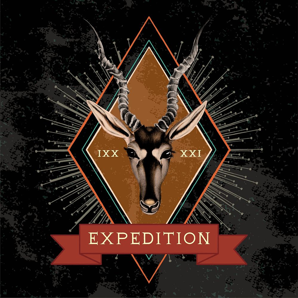 Expedition travel logo design vector