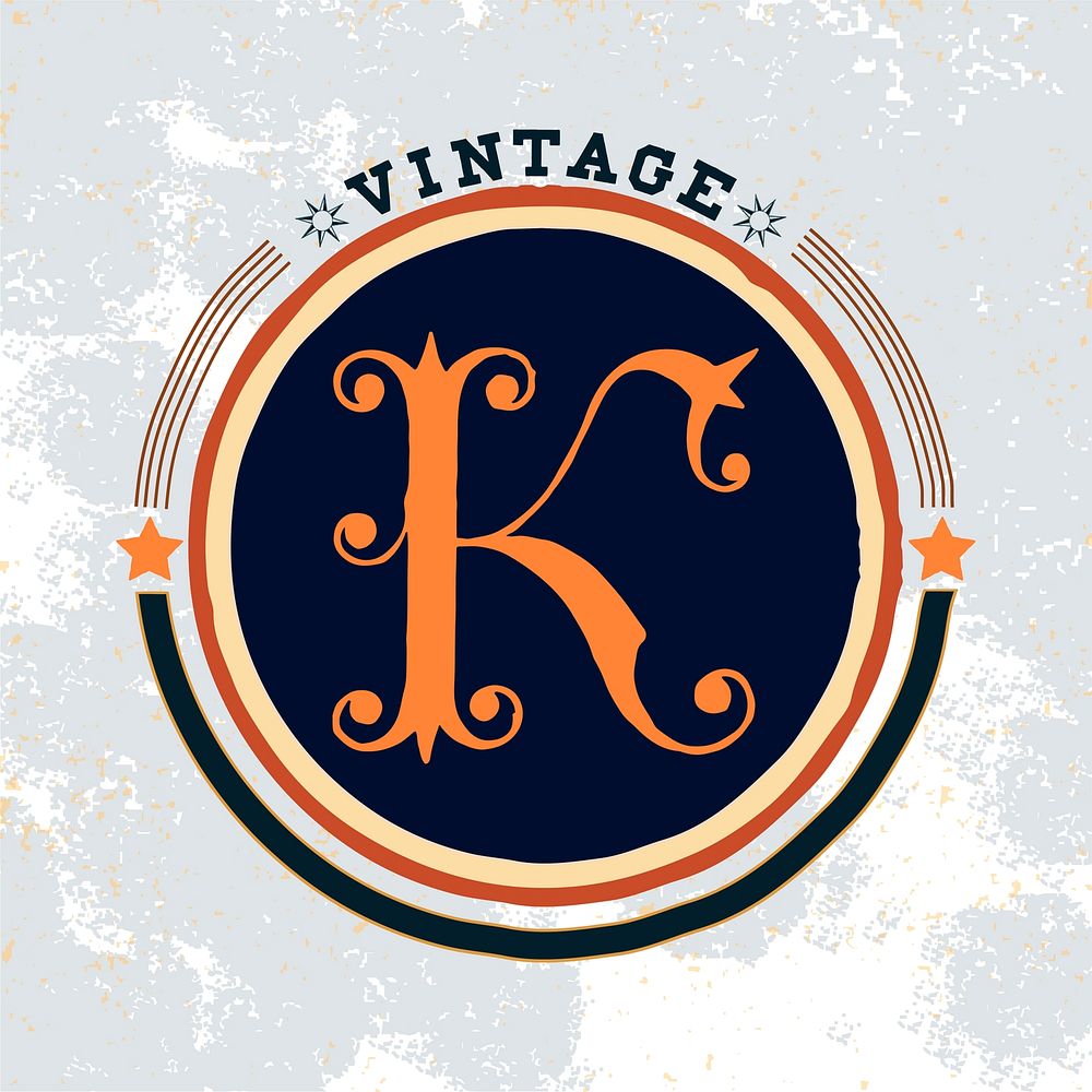 Vintage mockup logo design vector