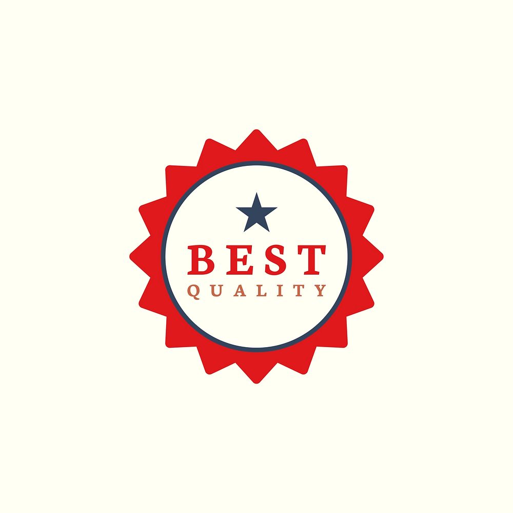 Best quality award stamp vector