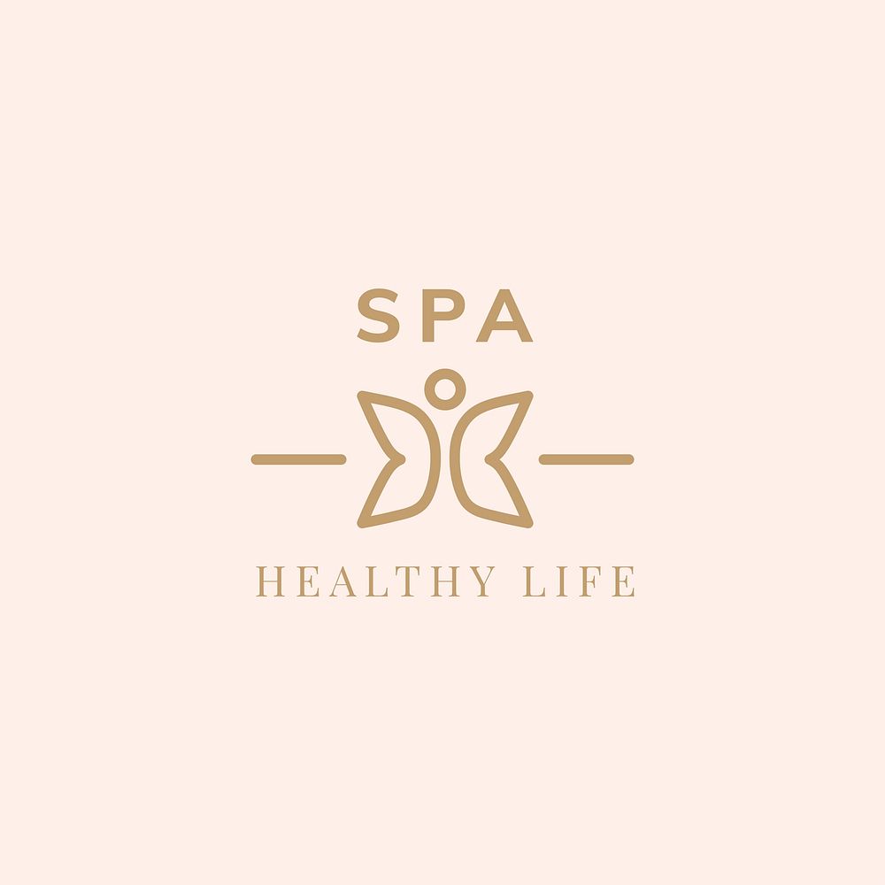 Spa healthy life logo vector