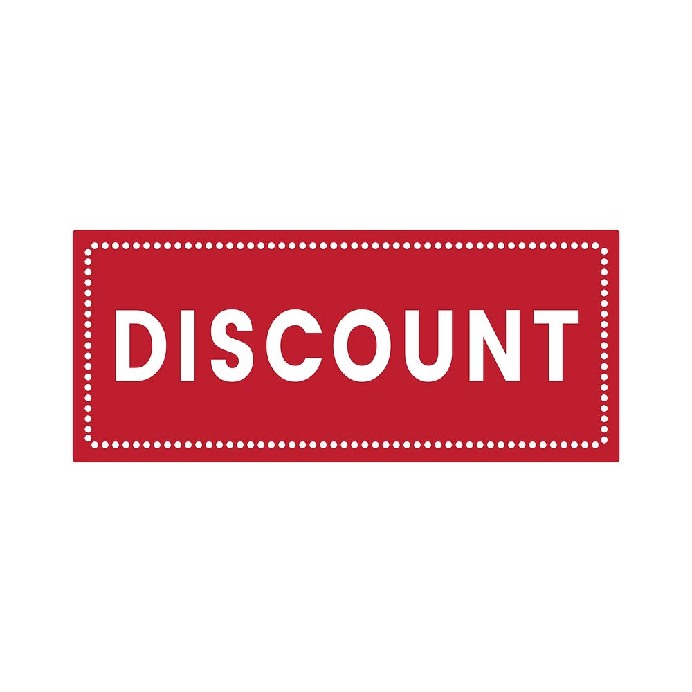 Discount promotion tag badge vector