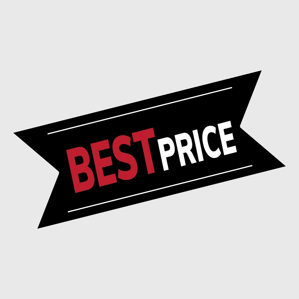 Best price promotional banner vector