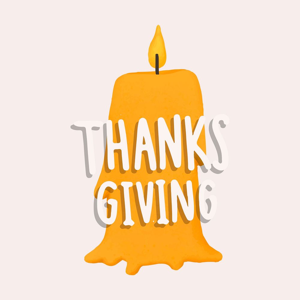 Happy Thanksgiving holiday illustration vector