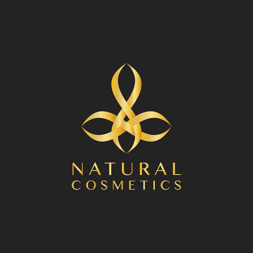 Natural Cosmetics Design Logo Vector Premium Vector Rawpixel