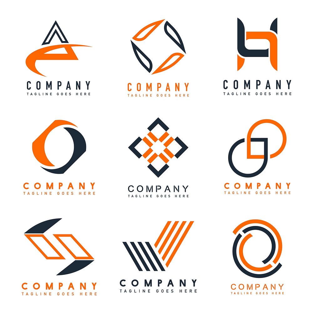 Set of company logo design | Premium Vector - rawpixel