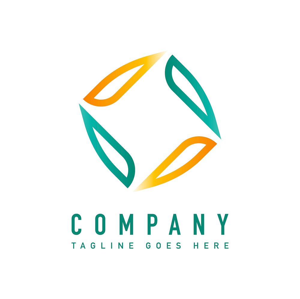 Modern company logo design vector