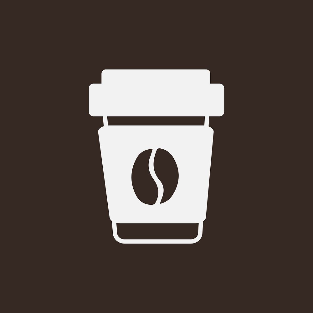 Paper cup of coffee vector