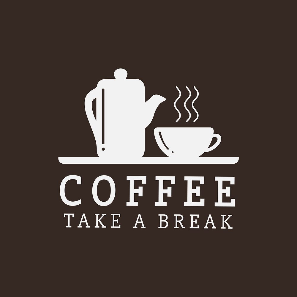 Take a break coffee vector