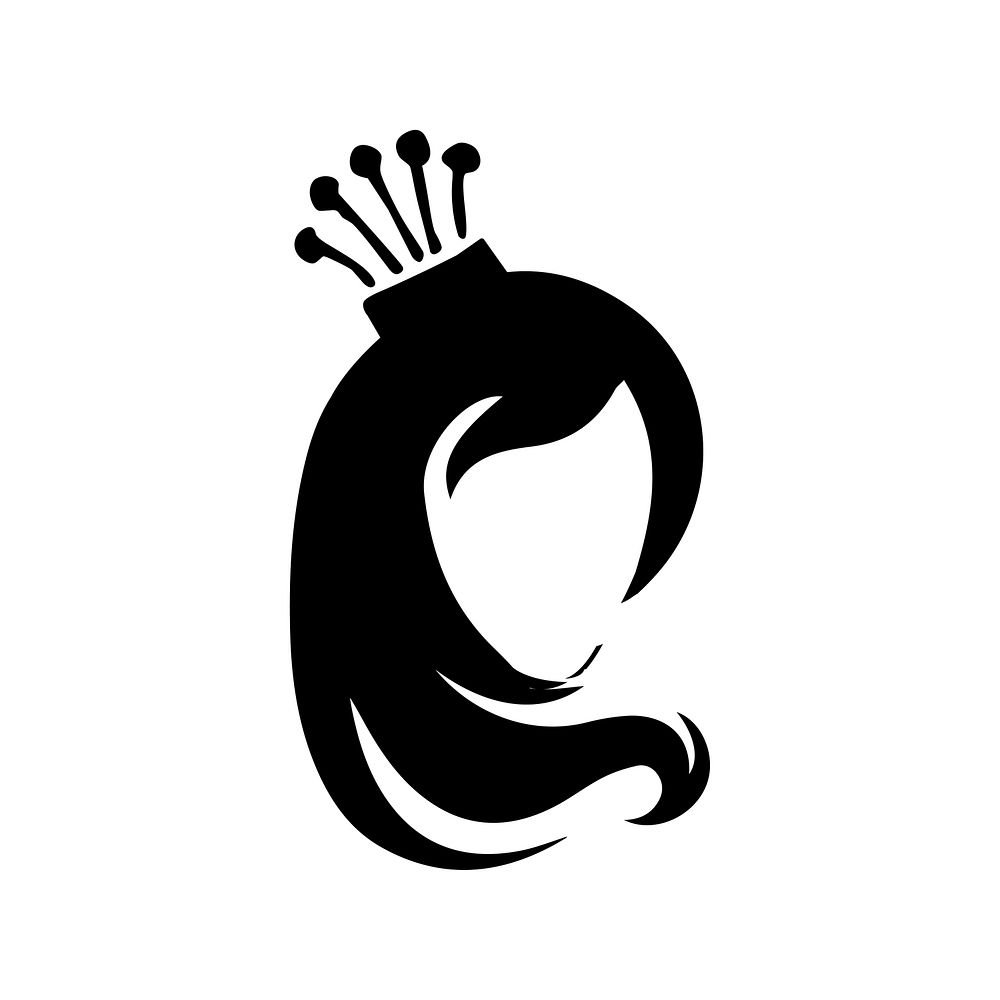 Feel like a princess logo vector