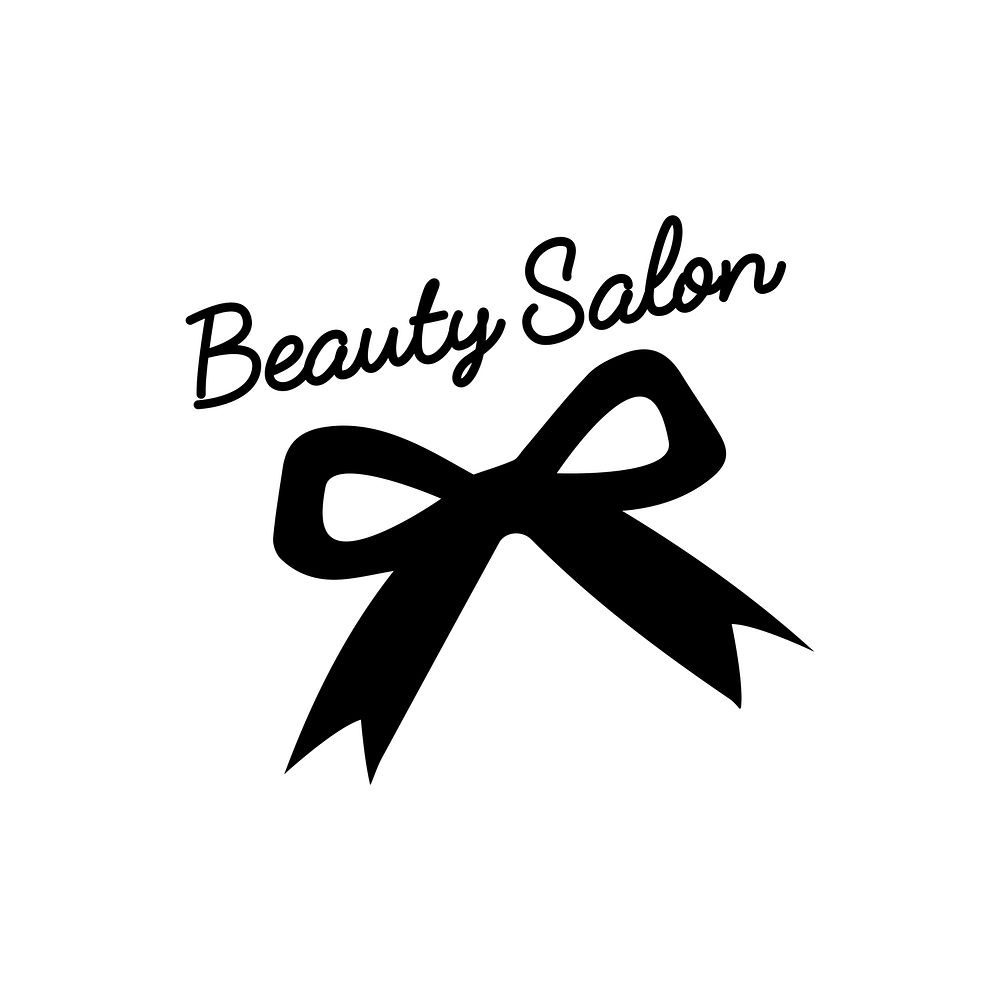 Beauty salon hair stylist logo vector