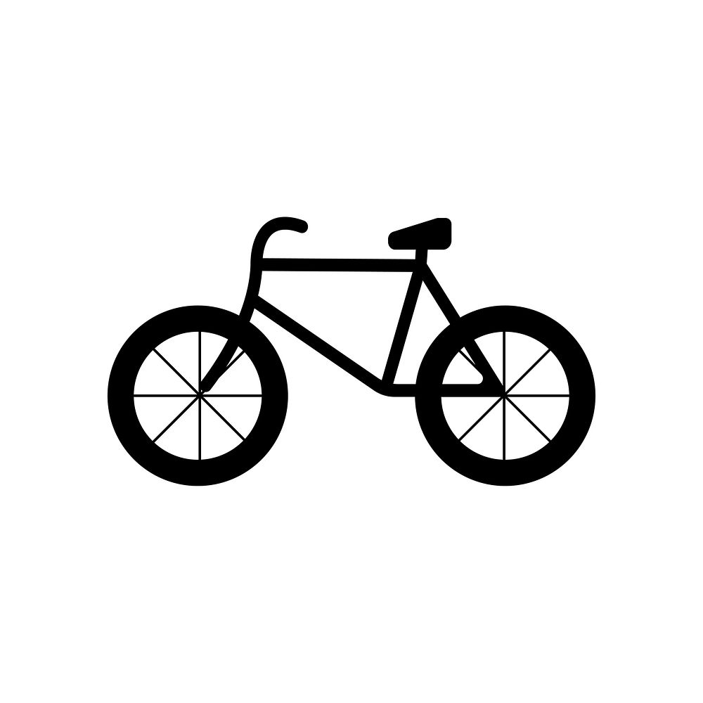 Alternative energy campaign with bicycle symbol illustration