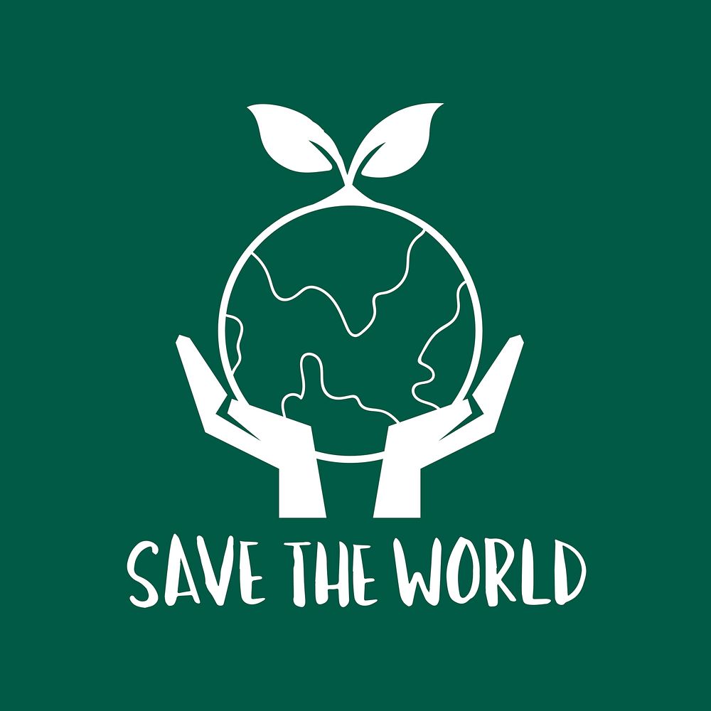 Save the world campaign illustration