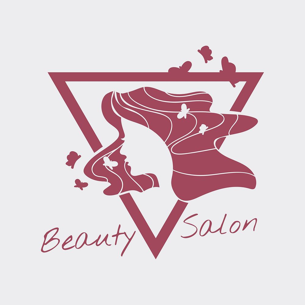 Women's beauty salon logo vector