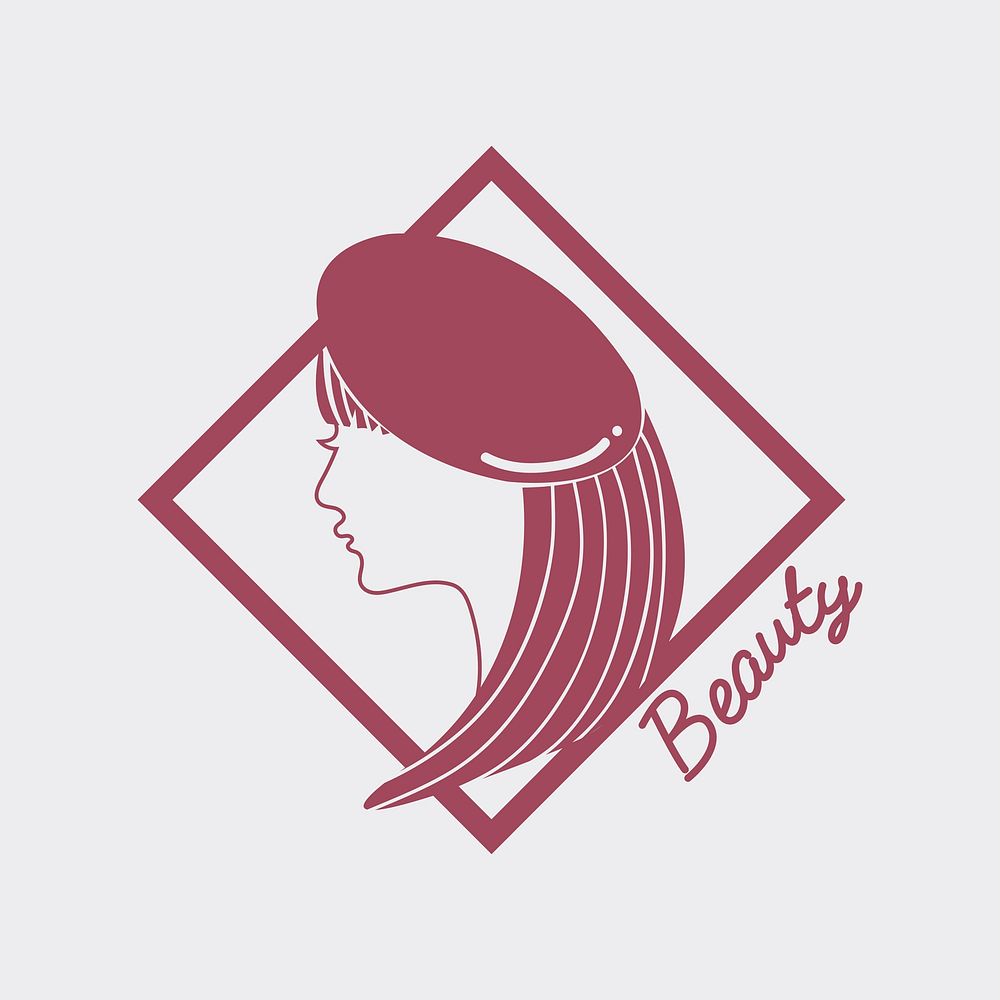 Beauty and hair salon logo vector