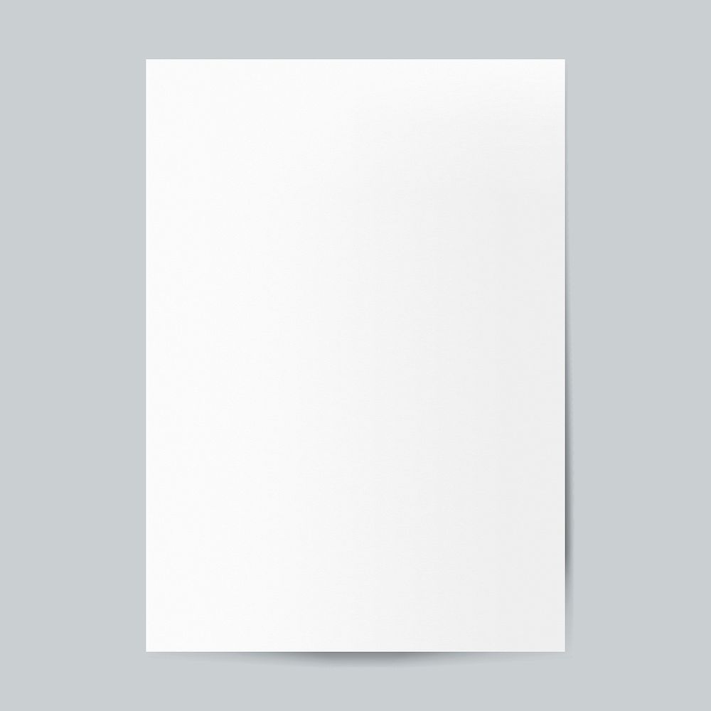 Blank paper brochure template mockup vector