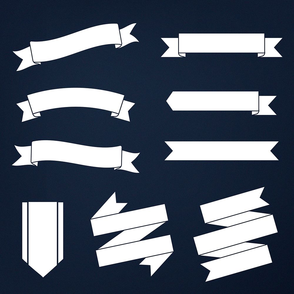 Set of mixed banners vector