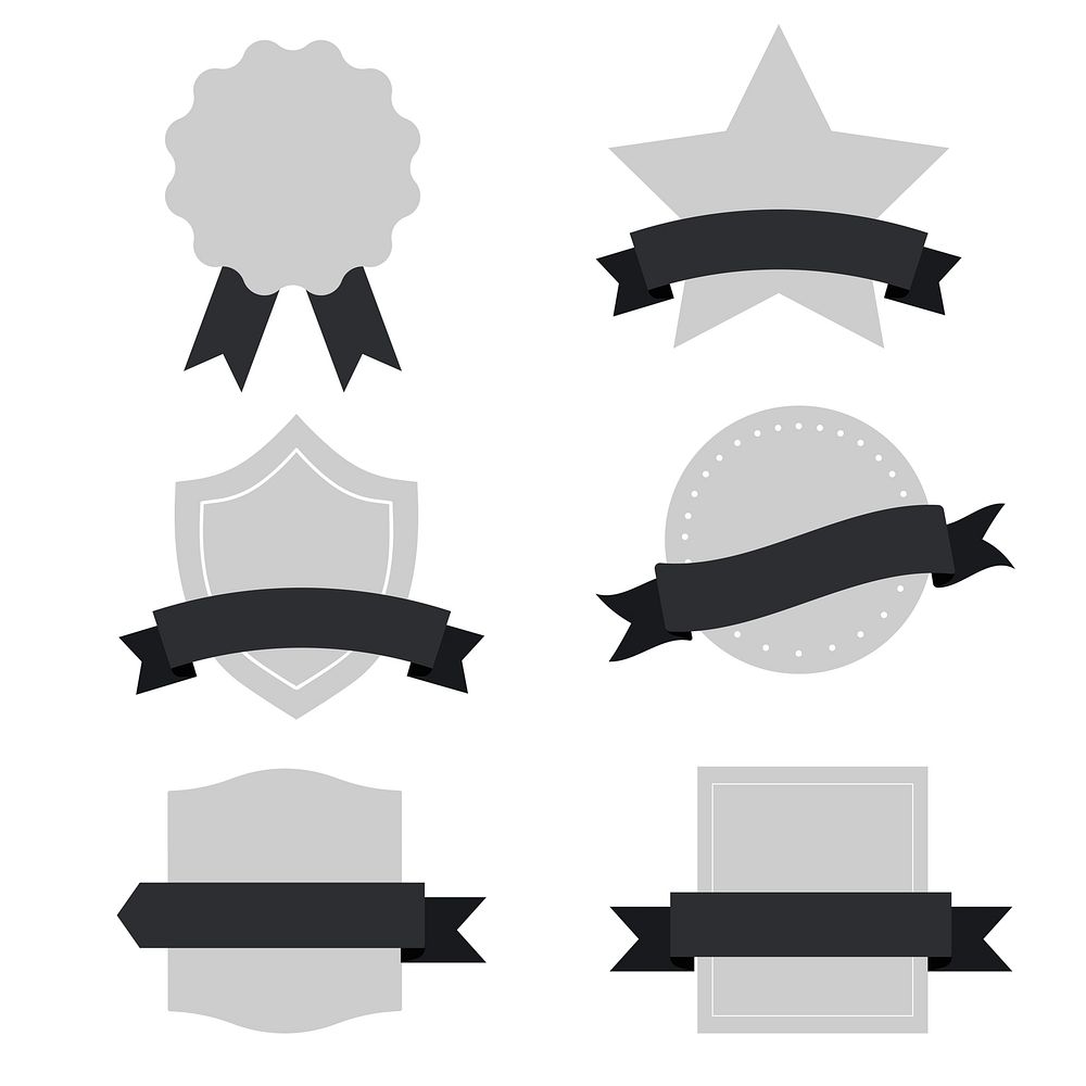 Set of mixed banners vector
