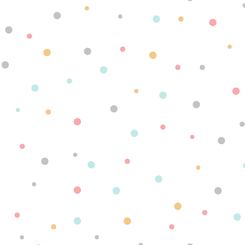 Colorful polka dots design vector