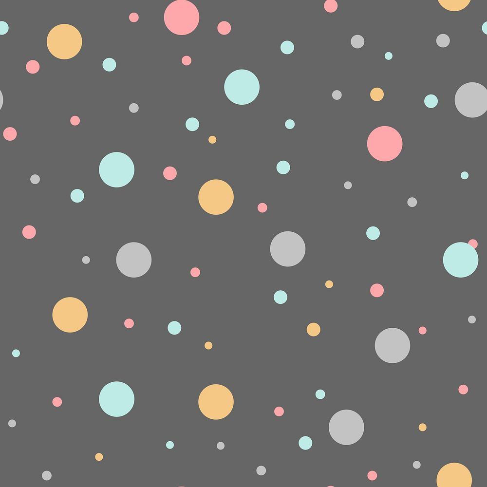 Colorful polka dots design vector