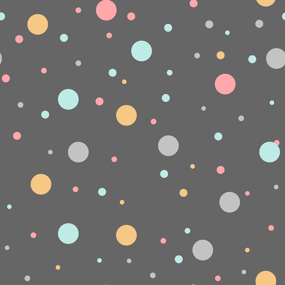 Colorful polka dots design vector | Free Vector - rawpixel