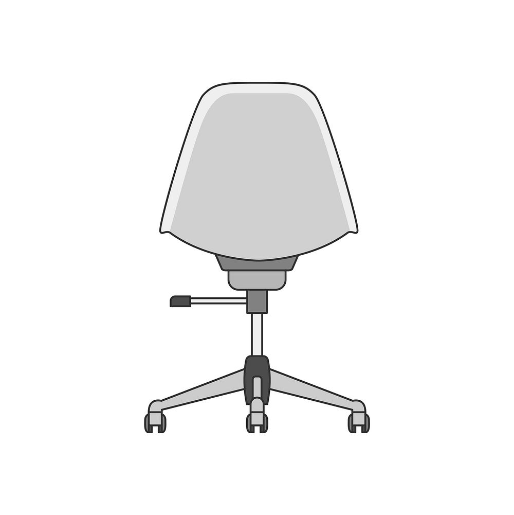 Illustration of an office chair