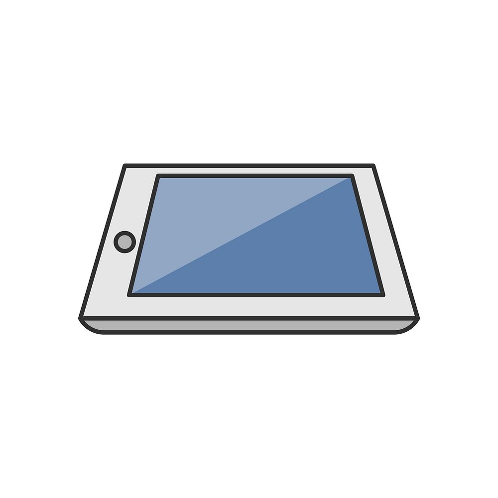 Illustration of a tablet